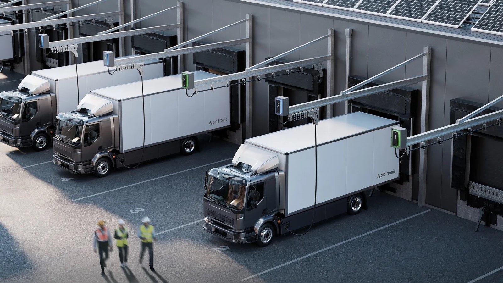 Alpitronic'ten Otobüs ve Kamyon Garajlarına Duvara Monte 400 kW Şarj Ünitesi